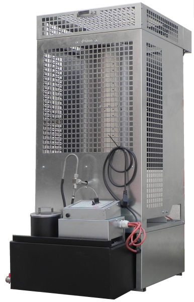 Universalöl Warmluftheizgerät HP 105F, 20-29 KW mit Gebläse, inkl. Zugbegrenzer